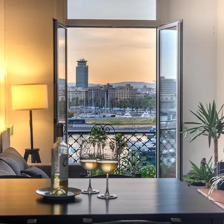 Apartment Superb Cute Flat Bests View On The Sea For Couple Barcelona